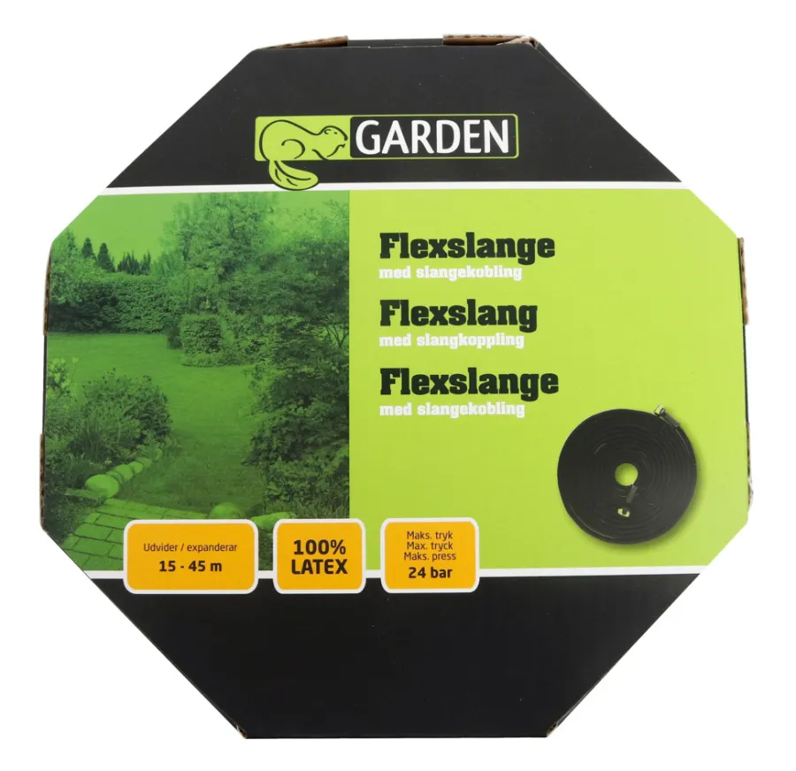 Garden Flexslange med slangekobling 45 meter - ® | Hageslanger Og Tilbehør
