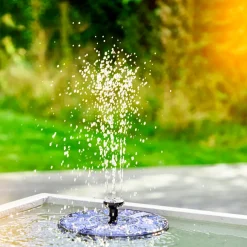 Garden Fontene med solcelle Ø - ® | Lys & Hagedekorasjoner