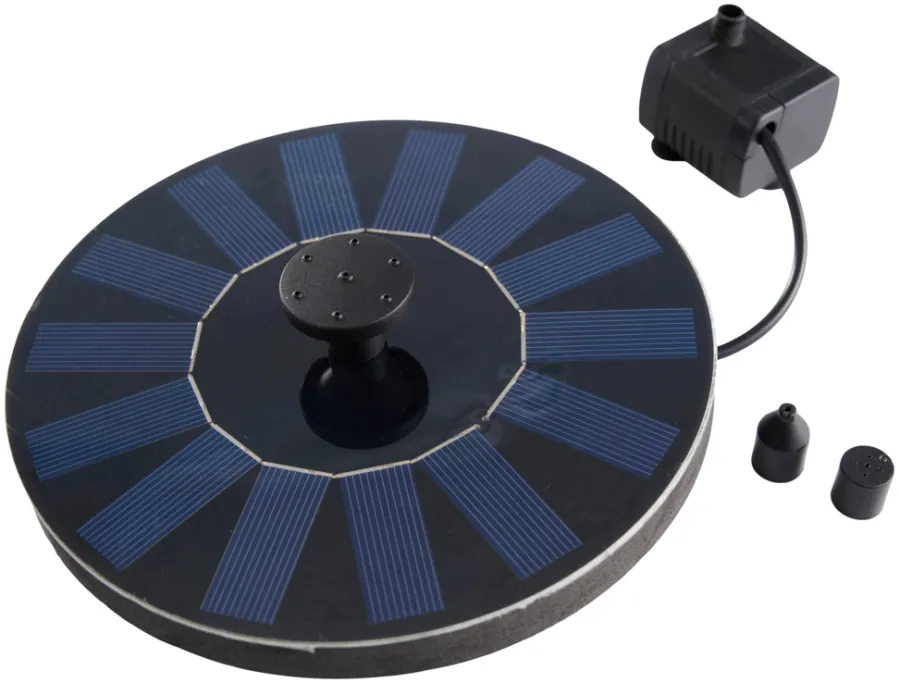 Garden Fontene med solcelle Ø - ® | Lys & Hagedekorasjoner