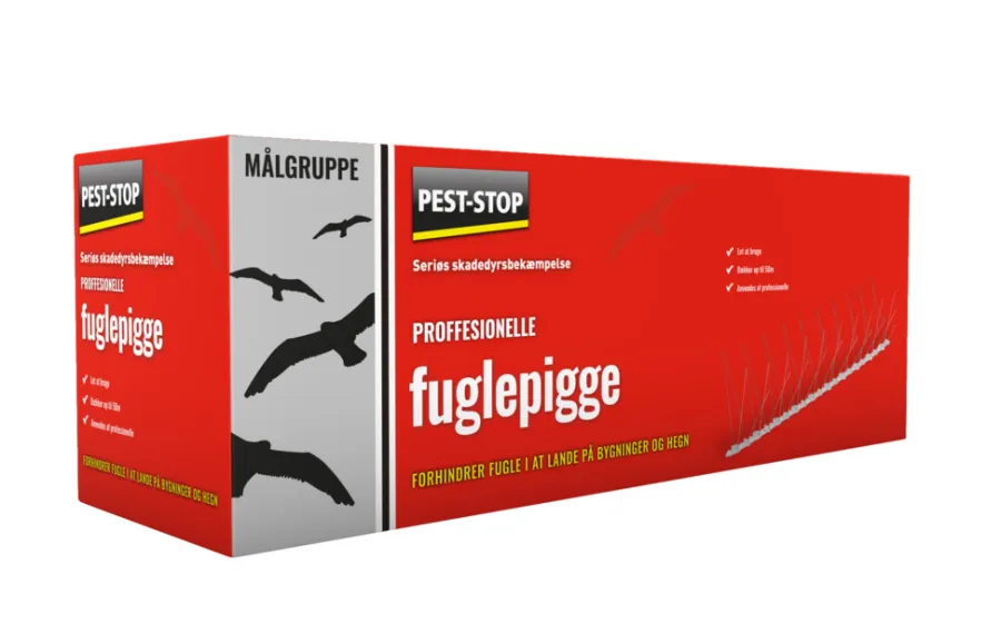 Pest-Stop Fuglepigger 5 meter 10-pk. | Avskrekkingsmidler