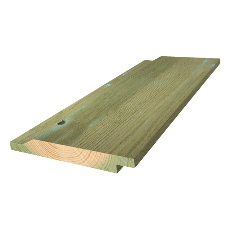 Moelven Furu 19 x 148 x 4800 mm kledning D-fals 28° | Impregnert Tre