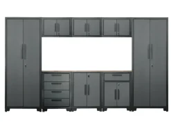 Garasjeinnredning H192,5 x B330 x D47,2 cm | Arbeidsbord & Reoler
