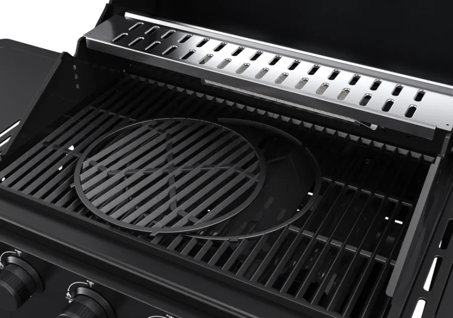 Grillexpert Gassgrill med 4 brennere og bakbrenner – | Gassgrill