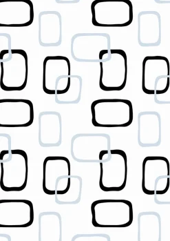 Geyser ® Black & Grey dusjforheng 180 x 200 cm | Dusjforheng