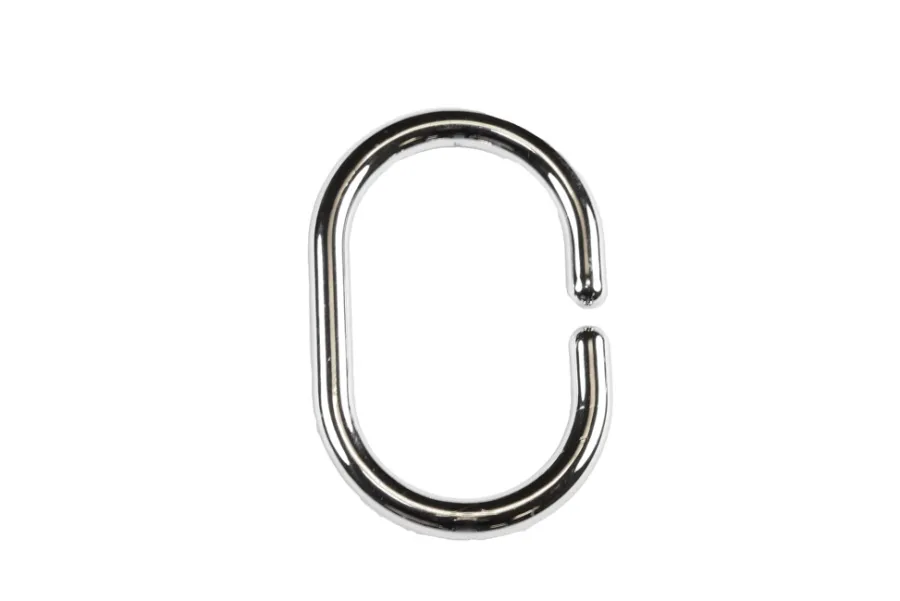 Geyser ® forhengsringer krom 12 stk. | Dusjforheng