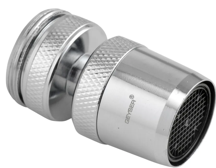 Geyser ® vannbesparer med kuleledd 9 l/min | Vvs-Artikler