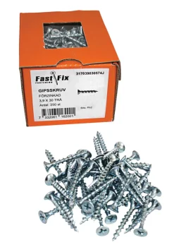 Heco Gipsskrue kombi 3,9 x 32 mm - 250 stk. | Skruer