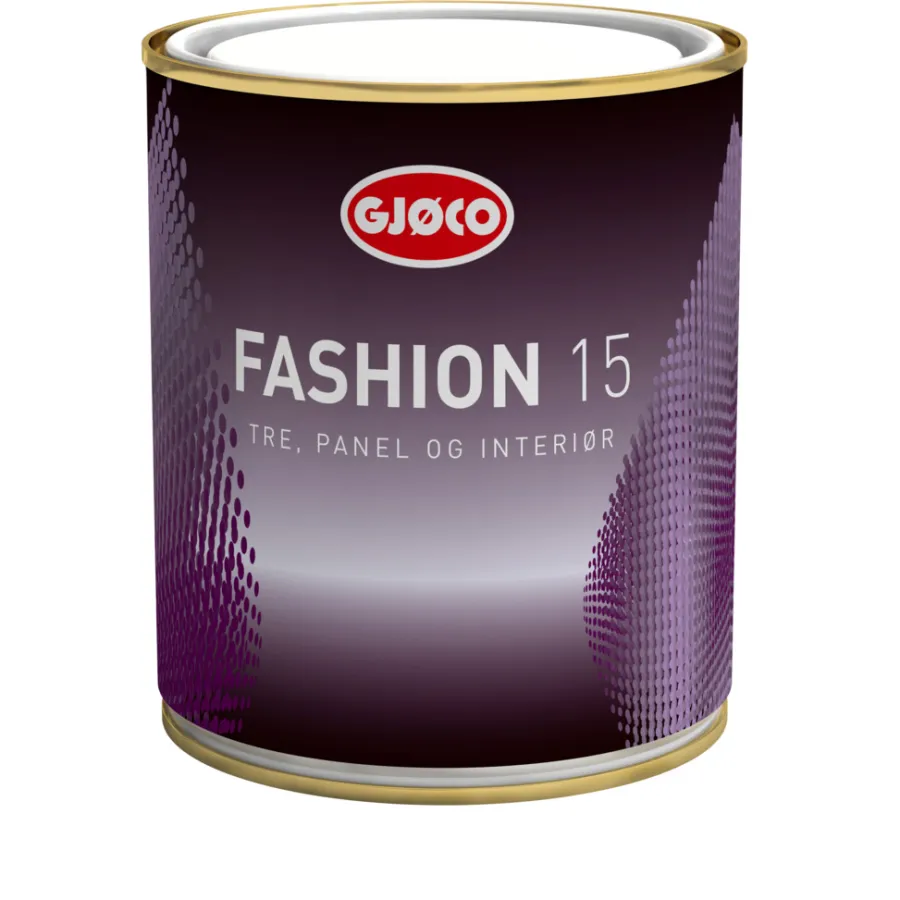Gjøco Fashion 15 silkematt oljemaling 0,68 liter - Perlehvit 351 | Tre- Og Metallmaling|Veggmaling