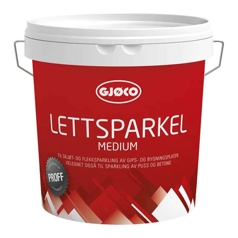 Gjøco Proff Lettsparkel Medium 3 liter | Sparkelmasse