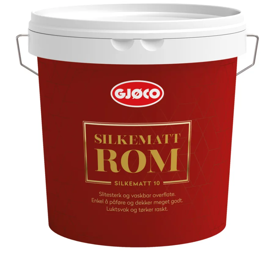 Gjøco Silkematt Rom akrylmaling 2,7 liter – Chic Beige 430 | Veggmaling
