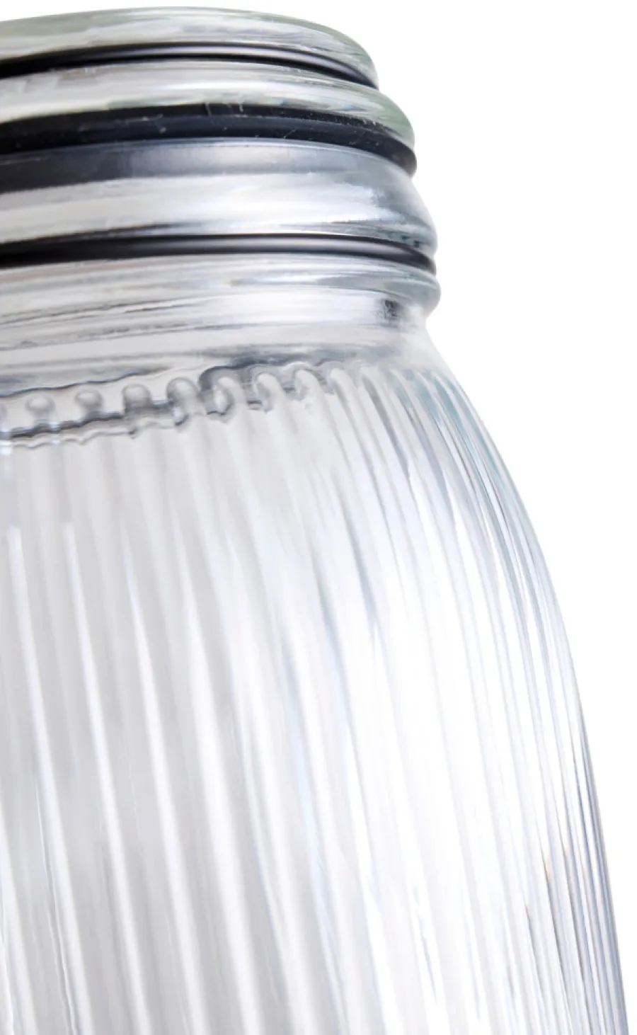 DAY Glasskrukke riflet 0,9 liter - | Oppbevaringsglass