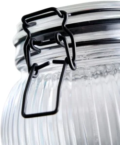 DAY Glasskrukke riflet 1,4 liter - | Oppbevaringsglass