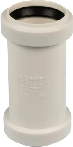 Glidemuffe hvit PP 40 mm | Avløpsrør