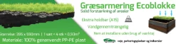 Gressarmering økoblokk 395 x 590 mm | Bedkanter & Minigjerder