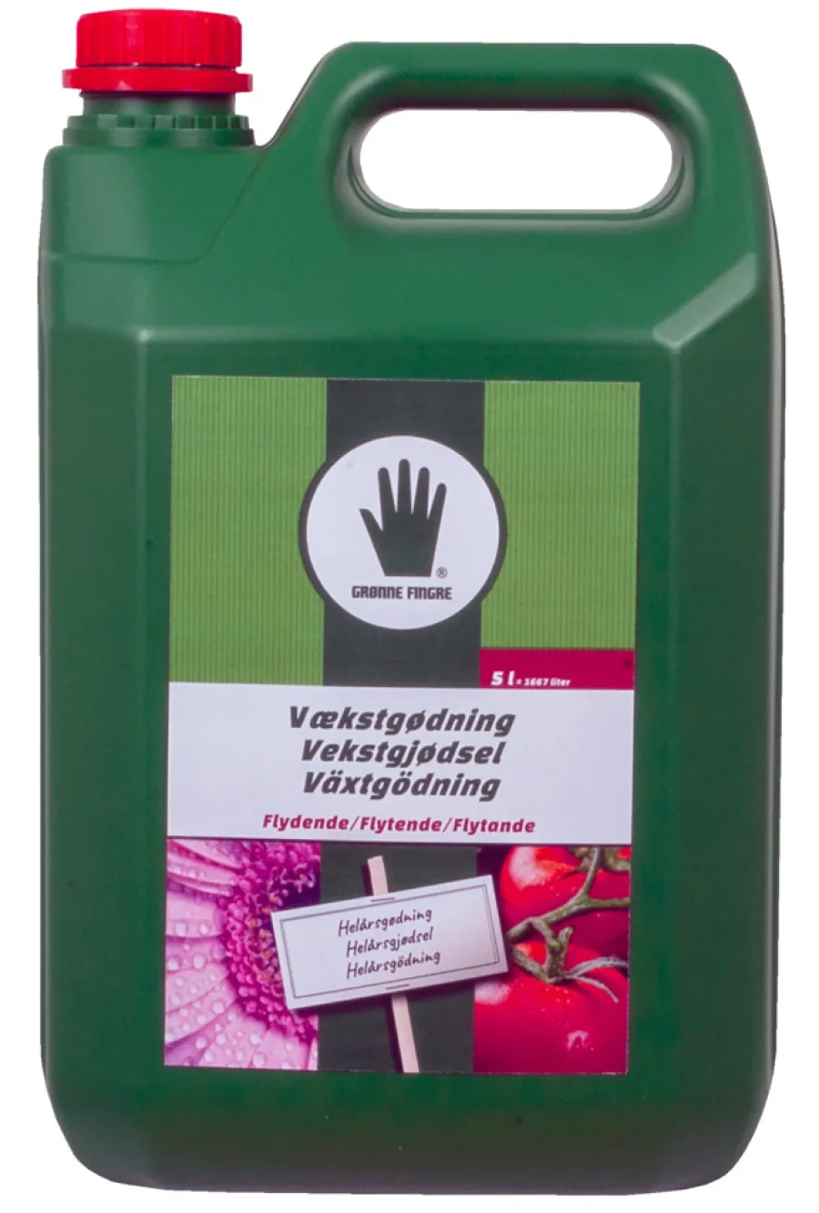 Grønne Fingre® vekstgjødsel 5 liter | Gjødsel