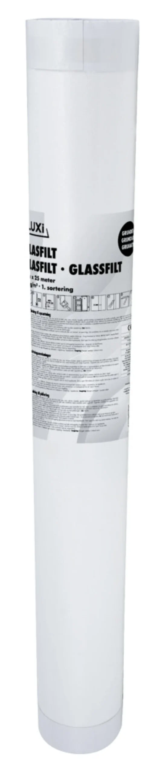 Luxi Grunnet glassfilt 1 x 25 meter – ® | Glassfibervev & -Filt