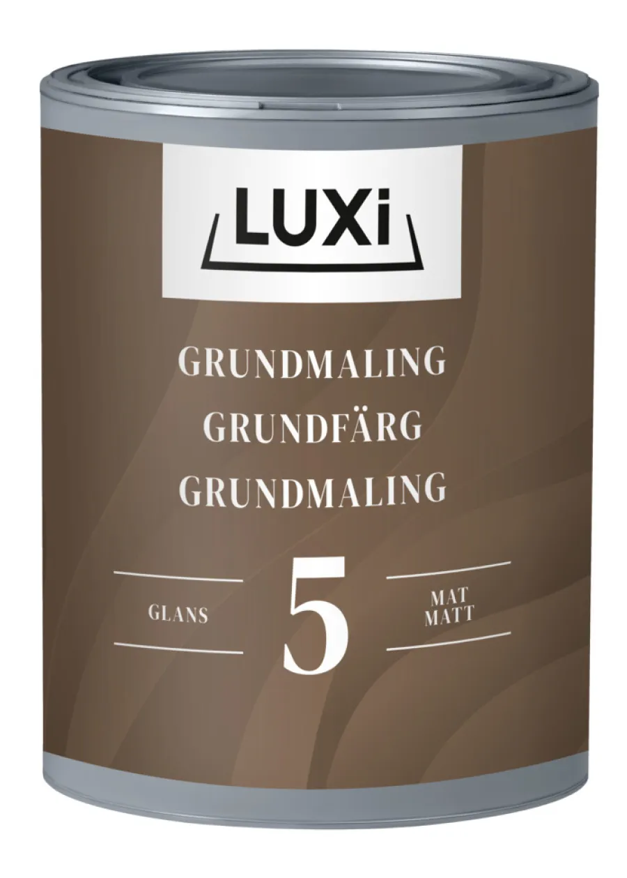 Luxi Grunnmaling hvit 0,75 liter - | Tre- Og Metallmaling