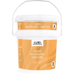 Luxi Gulvmaling 2K epoxy lysgrå 4 kg - | Gulvmaling