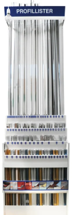 Gulvprofil aluminium - 2,5 x 25 mm x 0,9 m | Profillister