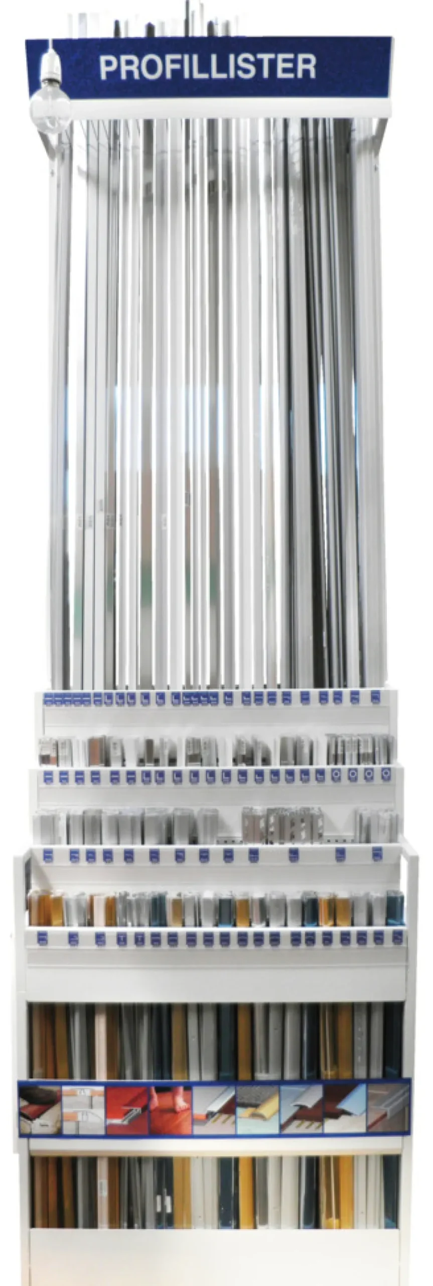Gulvprofil aluminium - 2,5 x 25 mm x 0,9 m | Profillister