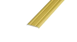 Gulvprofil matt messing - 2,5 x 25 mm x 0,9 m | Profillister