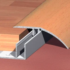 Gulvprofil topp aluminium - 2 x 52 mm x 0,9 m | Profillister
