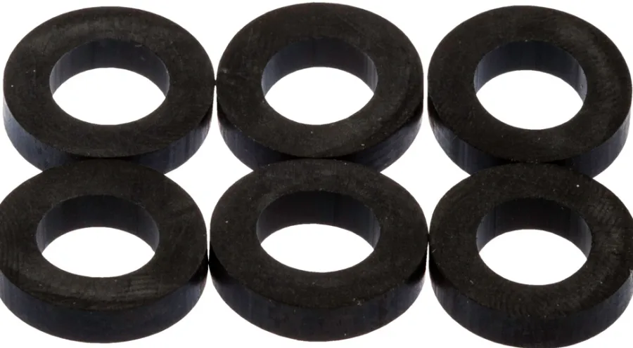 Gummipakning 1/2" x 10 mm - 6 stk. | Vvs-Artikler