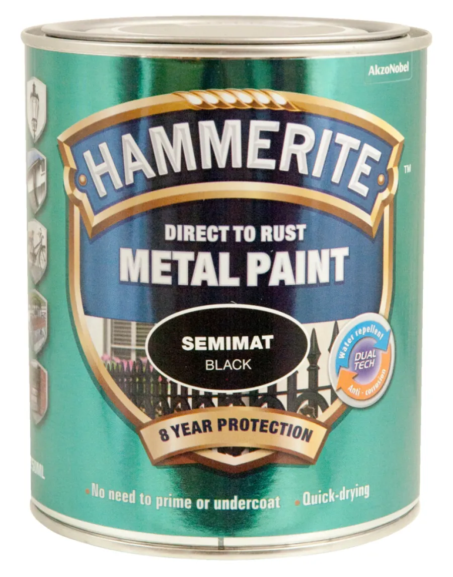 Hammerite metallmaling sateng 750 ml | Tre- Og Metallmaling