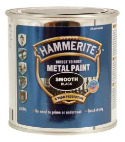 Hammerite metallmaling glatt effekt 250 ml | Metallmaling Utendørs|Tre- Og Metallmaling