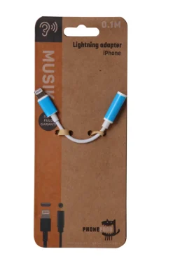 PhoneFood HeadsetLightning til mini jack adapterkabel | Kabler & Adaptere