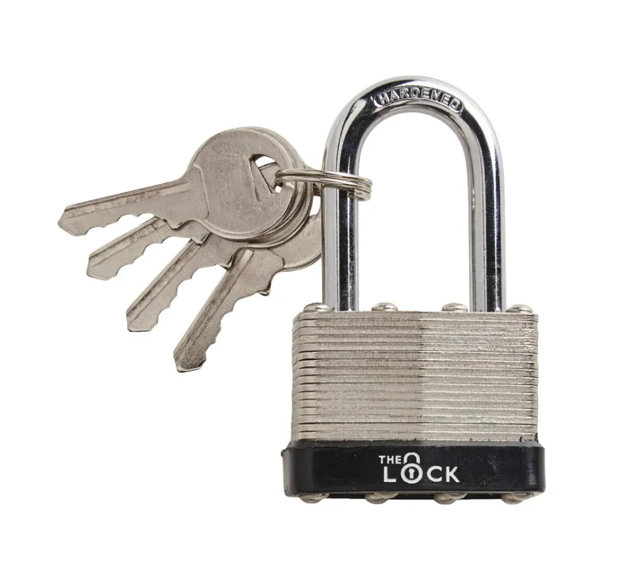 The Lock Hengelås Heavy Duty med fire nøkler 45 mm | Hengelåser