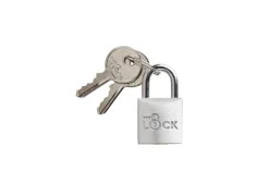 The Lock Hengelås m/to nøkler 20 mm aluminium | Hengelåser