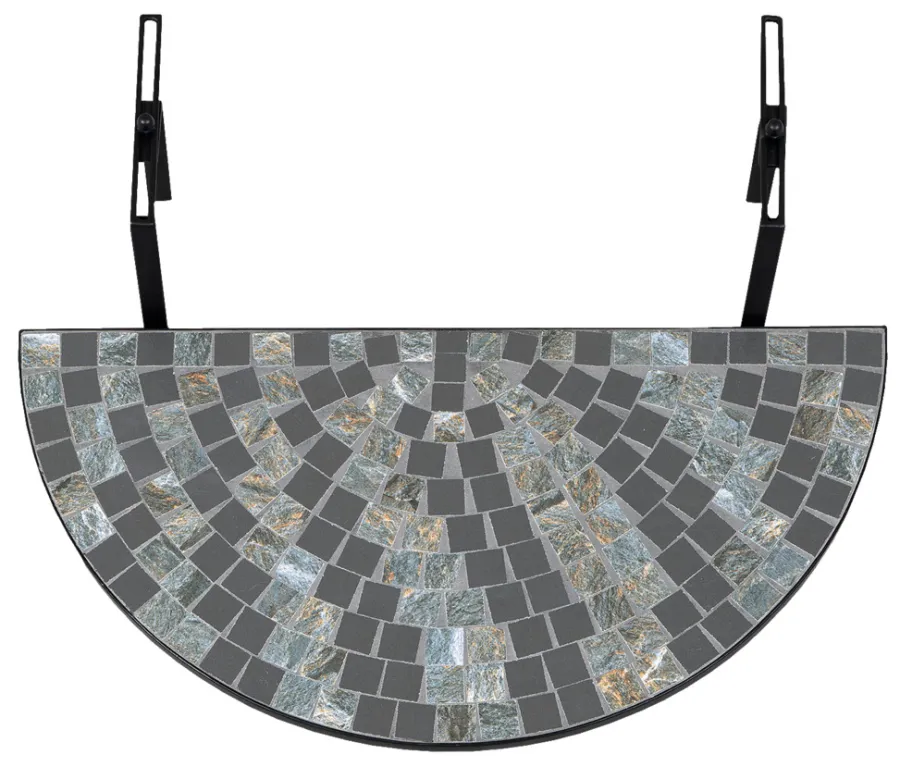 Sunlife Hengende balkongbord Rom mosaikk 70 x 36 cm - ® | Kafébord Og Stoler|Hagebord