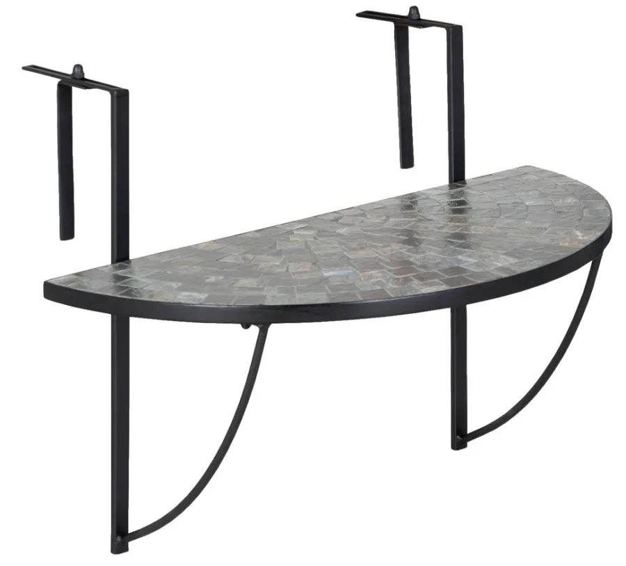 Sunlife Hengende balkongbord Rom mosaikk 70 x 36 cm - ® | Kafébord Og Stoler|Hagebord