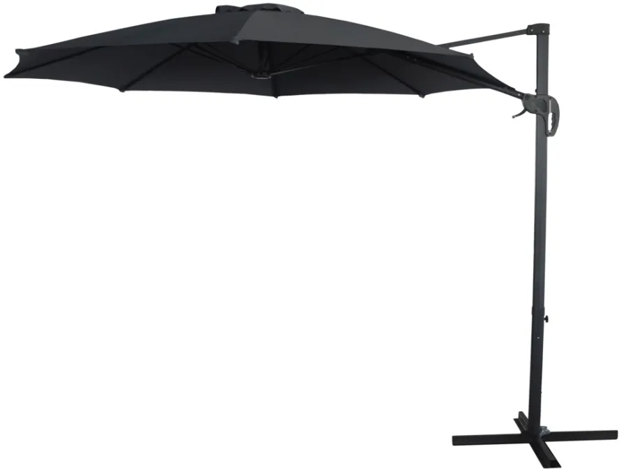 Sunlife Hengeparasoll Washington Ø300 cm svart - ® | Sesongavslutning|Parasoller Og Markiser
