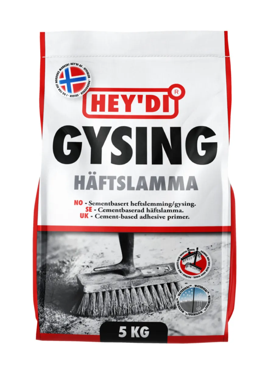 Hey'di Gysing 5 kg | Sement & Mørtel