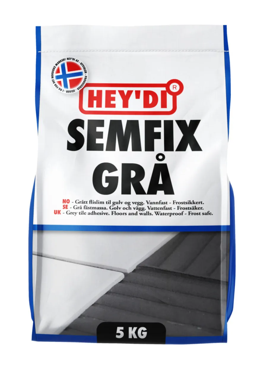 Hey'di Semfix Flislim 5 kg | Sement & Mørtel