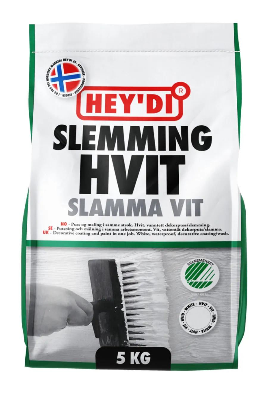 Hey'di slemming dekorpuss 5 kg | Sement & Mørtel
