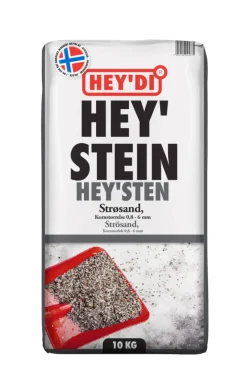 Hey'di Strøsand Hey'stein 10 kg | Snørydding