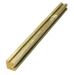 H-hjørnestolpe impregnert 85 x 85 x 2700 mm | Stolper & Påler