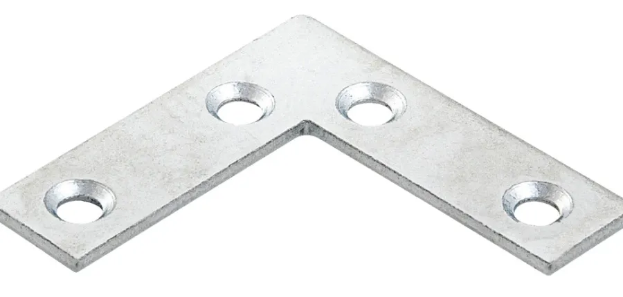 Home it Hjørnebeslag 65 x 65 x 15 mm. mm - 2 stk. | Bygningsbeslag