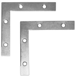 Home it Hjørnebeslag 100 x 100 x 15 mm - 2 stk. | Bygningsbeslag