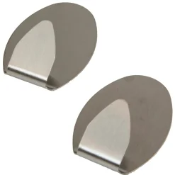 Target Håndklekroker oval 2 stk. metall - | Knagger & Knaggrekker