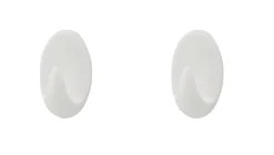 Target Håndklekrok oval plast 2 stk. - | Knagger & Knaggrekker
