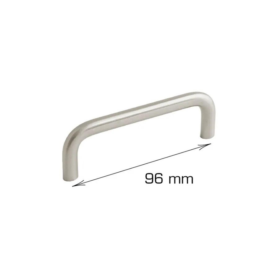 Home it Håndtak U-form stål 96 mm - 2 stk. | Grep & Hengsler