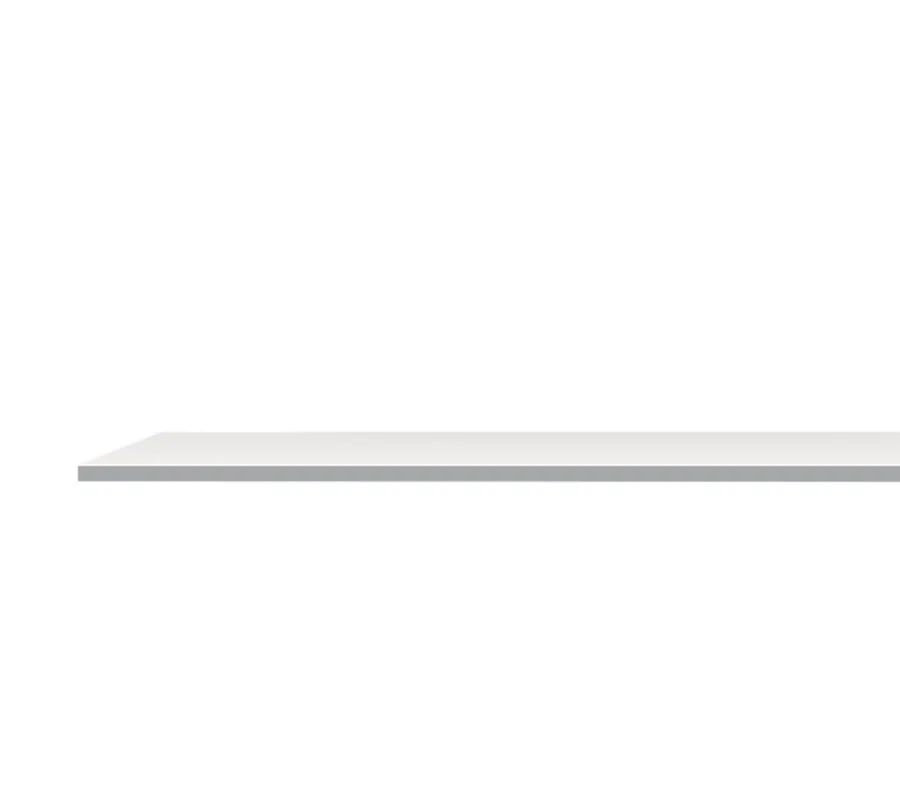 Snapwall Hobbyplate hvit 18 x 300 x 2400 mm | Hyller