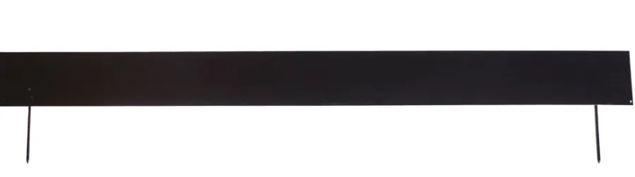 HORTUS bedkant svart med jordspyd L:110 cm | Bedkanter & Minigjerder