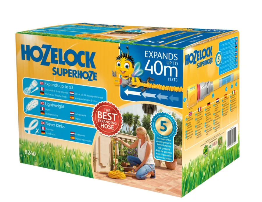 Hozelock Superhoze flexslange - 40 meter | Hageslanger Og Tilbehør