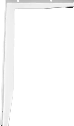 Home it Hyllebrakett T-profil 300 x 550 mm hvit | Veggskinner & Hylleknekter
