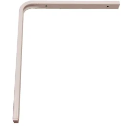 Home it Hylleknekt F-profil 250 x 300 mm hvit | Veggskinner & Hylleknekter
